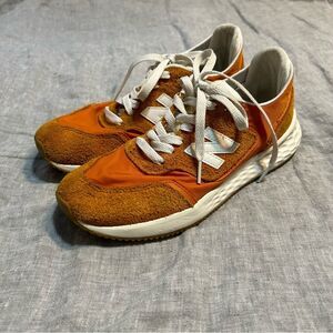 New Balance Fresh Foam X70 Suede Sneakers in Orange Size 9